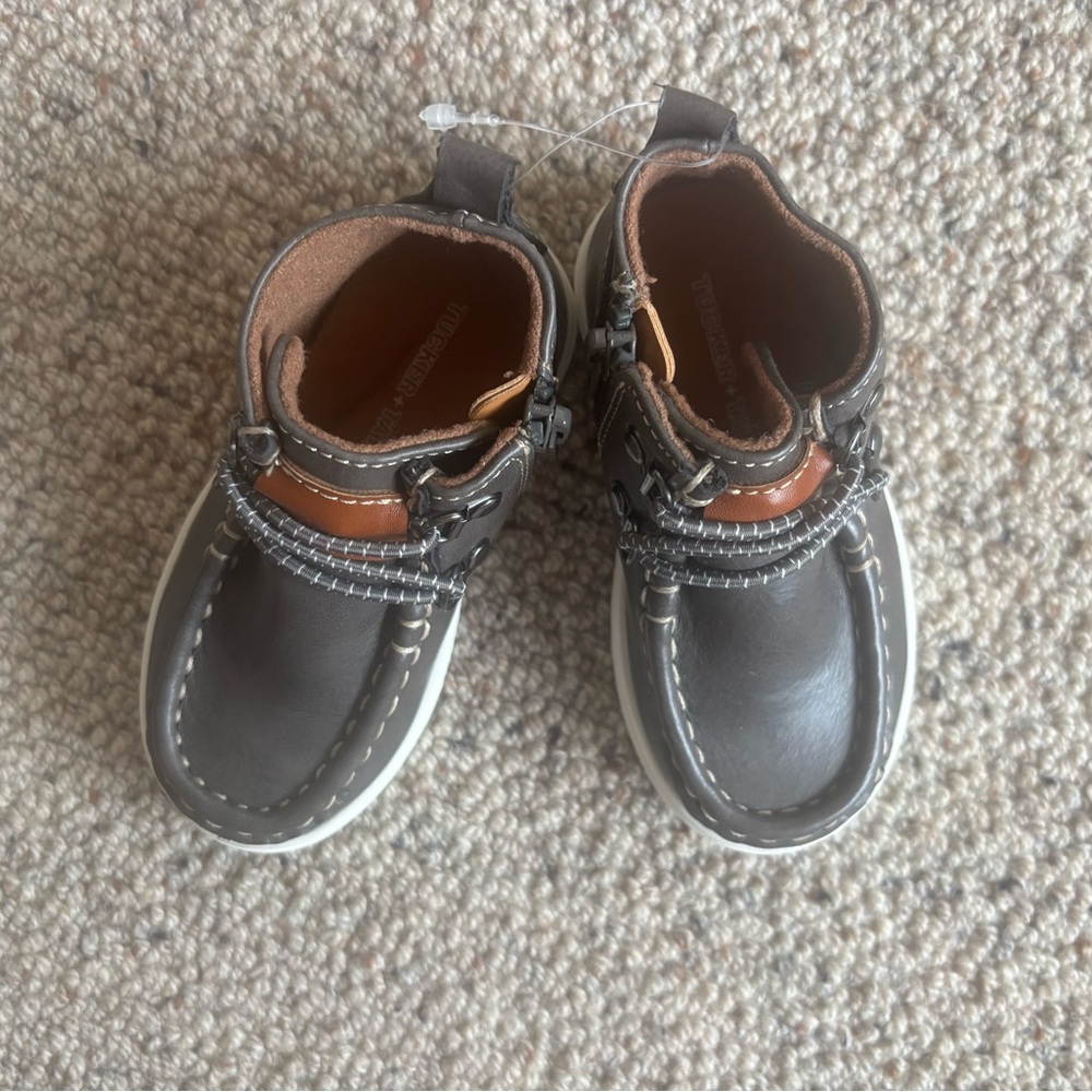 Tucker + Tate Gray and Brown Baby Walkers